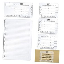5 Pack Straight Line Stencil for Journaling and Envelope Addressing Guide
