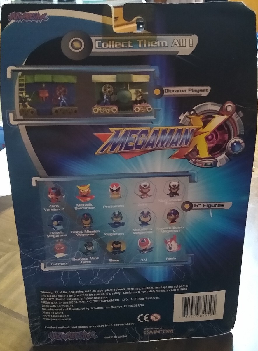 Capcom Mega Man X Rush Action Figure 6” Jazwares 2005 NIB | eBay