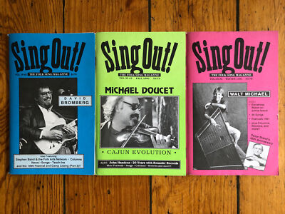 Sing Out! Folk Song Mag Vol 35 #2 David Bromberg Michael Doucet Walt  Michael - Main Image