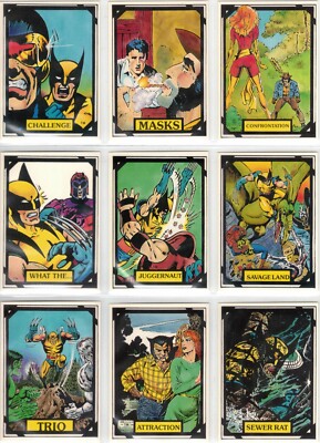 1988 Comic Images Marvel Wolverine Trivia You Pick the Card Finish Your Set