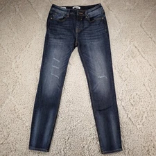 Vigoss Women's Classic Fit Jagger Dark Wash Skinny Jeans - Size 28 (28Wx30L)