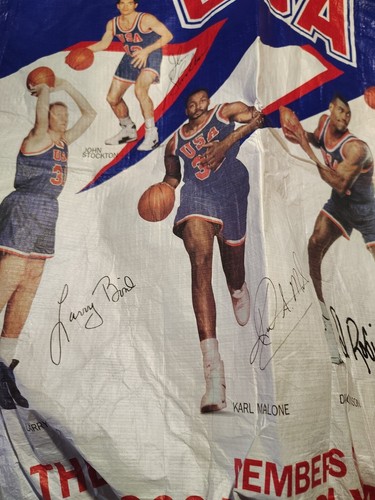Vintage Kelloggs Tyvek Windbreaker Jacket 1992 US Olympic Basketball Dream Team - Picture 7 of 11