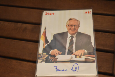 Bernhard Vogel Autogramm Autogrammkarte Foto Signiert E367