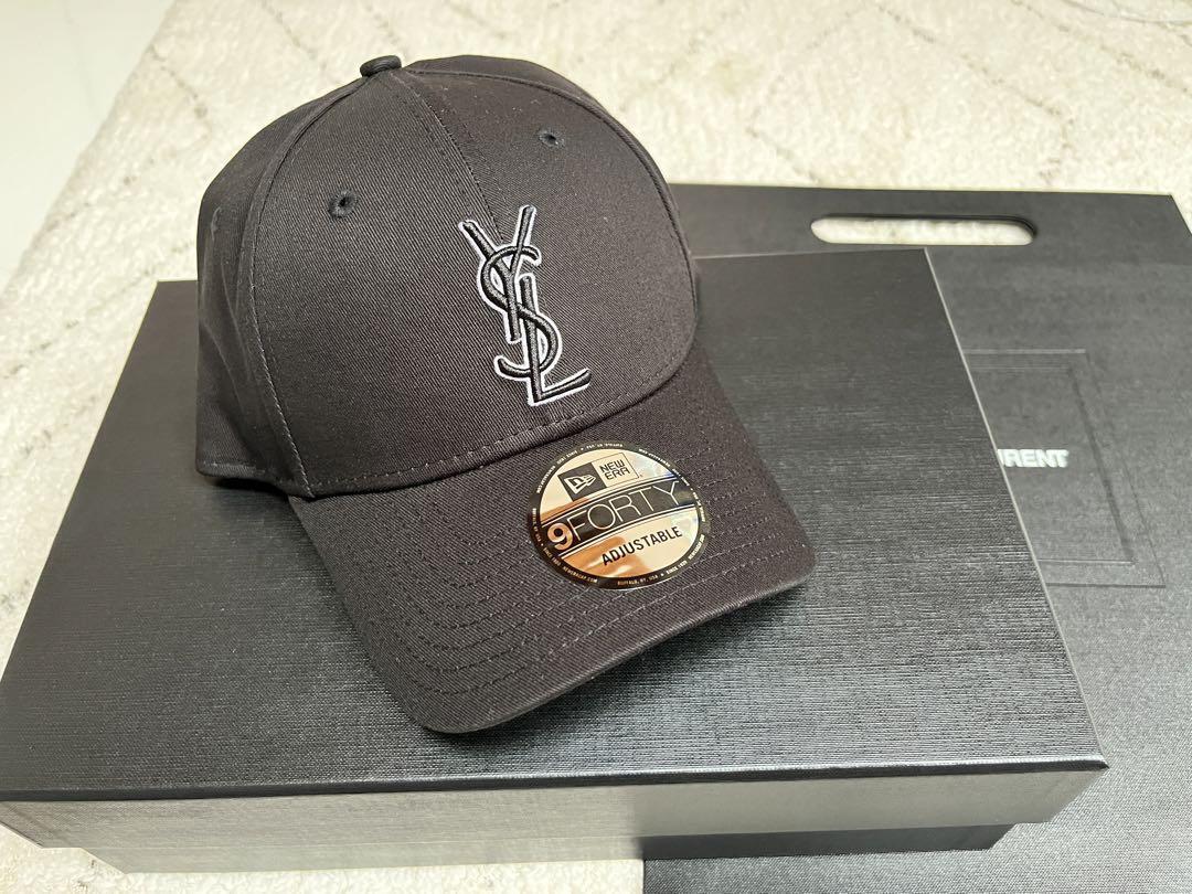 YSL Saint Laurent New Era Collaboration Cap Black 9FORTY Italy