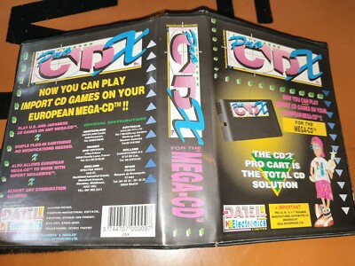 ## CDX / CD X Pro V1 ~~ Mega-CD Importadapter für NTSC Spiele in OVP ##