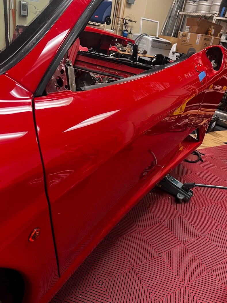 Ferrari OEM F430 Left Driver Door Bodywork Rosso Corsa 68489211