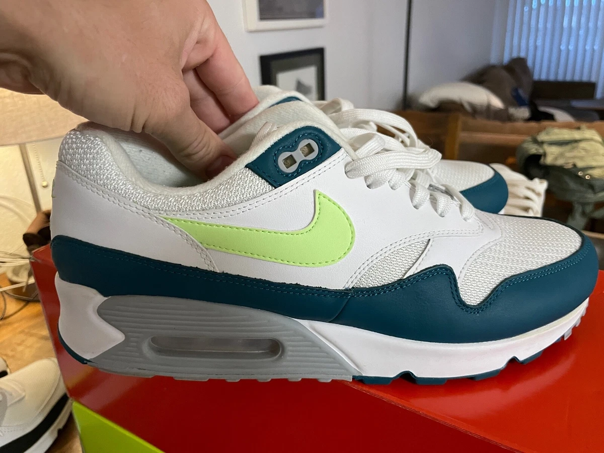 White and lime green air cheap max