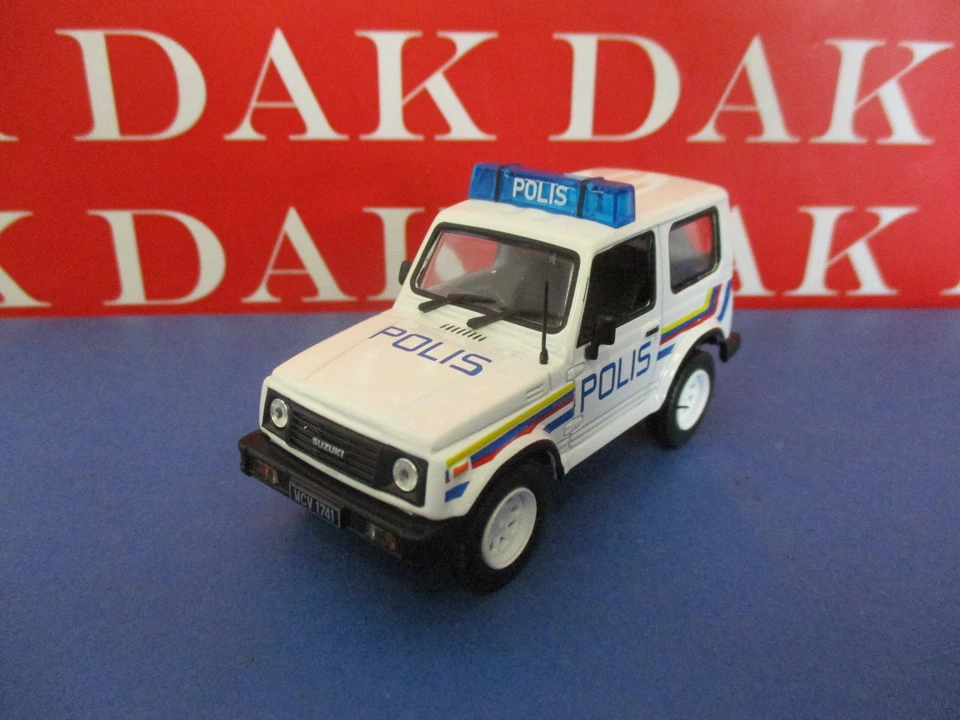 Die cast 1/43 Modellino Auto Polizia Police Suzuki Samurai Malesia - Immagine 2 di 4