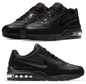 all leather black nike shoes