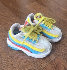 Nike Air Max 95 Toddler Sneakers White Yellow Blue Red Size 5
