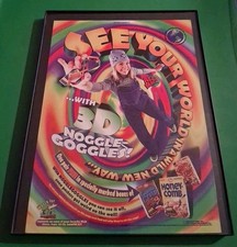 Alex Mack Nickelodeon 3D Noggle Goggles Vintage Framed Print Ad 1997 8.5x11