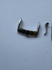 18MM PIN BUCKLE, STEEL, silver color 