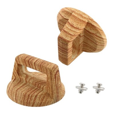 MEETOOT 2Sets Bakelite Pot Lid Replacement Knob, Universal Wood Grain Pot Lid...