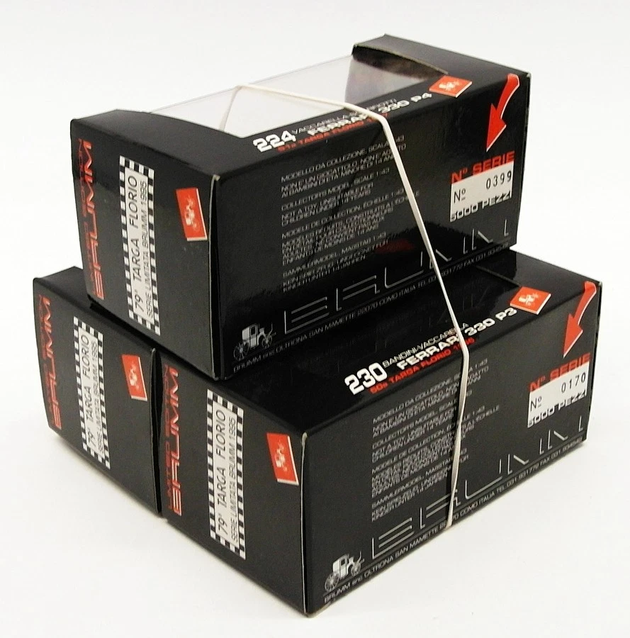 Brumm 1/43 Scale 3 Piece Set S035 S036 S037 - Ferrari Targa Florio 1967-66-59 - Image 4 of 4