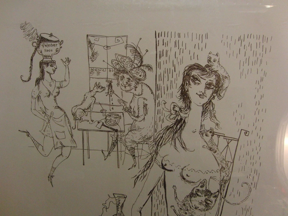 Bele Bachem 1916-2005 Lithographie 1965 sign. Auflage 47/100 gerahmt - Bild 3 von 4