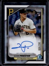 Quinn Priester 2024 Bowman Chrome #CRA-QP Rookie Auto Refractor /499