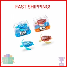 Robo Alive Robo Turtle Robotic Swimming Turtle (Orange + Blue) by ZURU Water Act