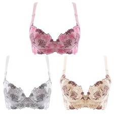 Flat-chested Women Bras Push Up Bra Underwire Brassiere Padded Support Lingerie