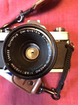 Olympus OM-2 Film Camera & OM Systems Zuiko Auto-Macro 50mm f3.5