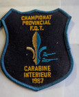 A pair of 1987 Quebec Provisional indoor rifle shooting patches F.Q.T one error? — photo 3