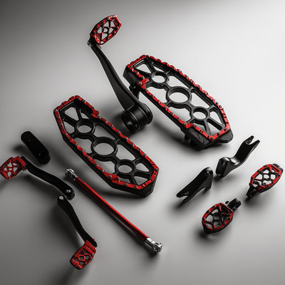 Eagle Lights REDLINE MX Floorboards for 2014 - 2025 Harley-Davidson  Touring