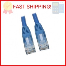 Tripp Lite Cat6 Gigabit Snagless Molded Patch Cable RJ45 M/M - Blue, 10-ft. N2