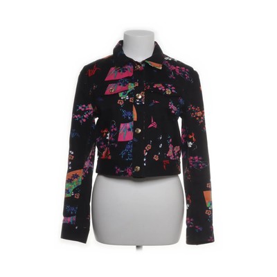Versace for H&M, Jeansjacke, Damen, Größe: 40, Schwarz/Mehrfarbig #NkJ