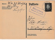 (0626) Landpost Poststelle Stürzelberg, Neuß 2 Land; Postkarte; 1931