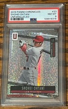 Shohei Ohtani Psa 8 2019 Panini Chronicles Unparalleled #23