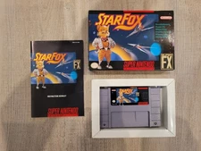 STAR FOX 1993 SNES - Near Mint Complete CIB (Clean Box, Manual), Tested 100%