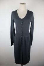 TWINSET VESTITO ABITO DONNA TG. L WOMAN CASUAL VINTAGE DRESS WOOL LANA BOTTONI