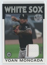 2021 Topps 1986 Baseball 35th Anniversary Relics Yoan Moncada Chicago White Sox