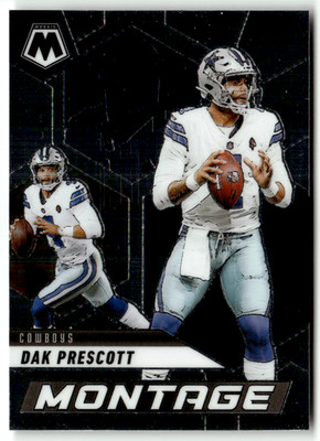 2025 Panini Mosaic NFL No. 20 Dak Prescott Montage