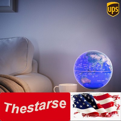 LED Globe Magnetic Levitation Floating Globe Light World Map Rotating Night Lamp