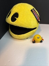 VTG 1980 PacMan wind up walking toy  Pac-Man Battle Royal Plush New 