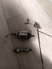 1950s stamped  bsa 3 speed hub + front hub stamped sunbeam + trigger use restore