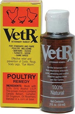 Vet RX Poultry Remedy 2oz - Effective Veterinary Solution for Birds