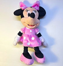 Disney Minnie Mouse Plush Pink Polka Dot Dress Small 6-14 in 2014 MPN