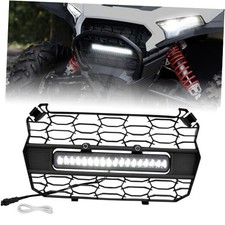 Front Grill with LED Light for 2024 2025 Polaris RZR XP 1000, UTV Front