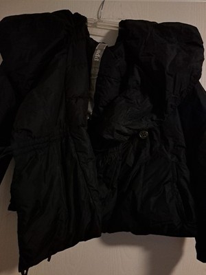 ADD Down Jacket Women s Black Cropped Puffer Coat Size 12