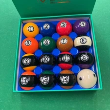 Blue Diamond Pool Cue Stick - Glossy Finish, 8-Ball Unique Design, Used