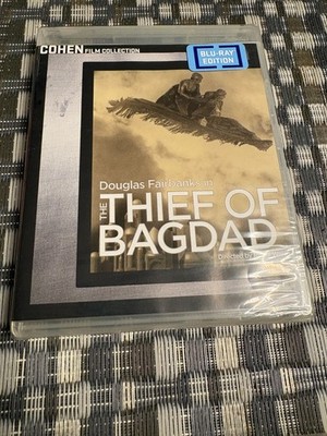 The Thief of Bagdad Cohen Film Collection Blu-Ray Douglas Fairbanks NEW SEALED