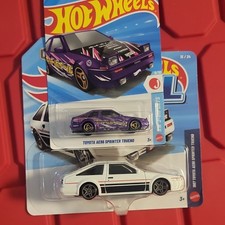 Hot Wheels Toyota AE86 Sprinter Trueno HW J-Imports JDM 1:64 Purple Unopened