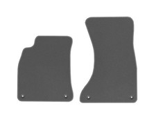 Veloursmatten für Audi A5 I 8T Coupe Bj. 2007 - 2016 Automatten GRAU VORNE ALPS