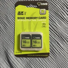 HME SDHC 16GB Memory Card (2 Pack) • Class 10 - Universal - NEW