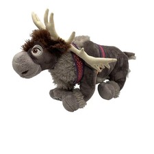 Build-A-Bear Disney Frozen Sven Reindeer Plush Stuffed Animal Grey Brown 16in