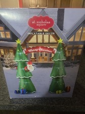 New 10 FT Inflatable Christmas Tree Archway Santa