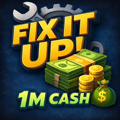 Roblox Fix It Up - 1M CASH ( Fast Delivery ) READ DESC