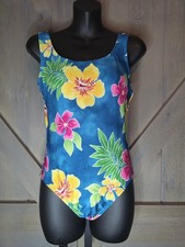 Vintage Catalina Floral One Piece Swimsuit sz Large