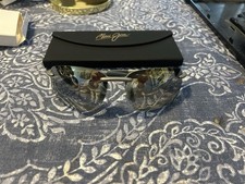 Occhiali da sole uomo Maui Jim Hookipa Ultra 63 mm montatura argento opaco polarizzati 676-02